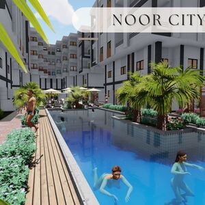 Noor City, Luxury apartment 63m2 with garden next the pool.