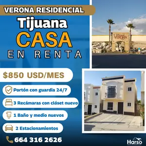 RENTA DE CASA EN VERONA RESIDENCIAL, GUARDIAS EN ACCESO PRIN