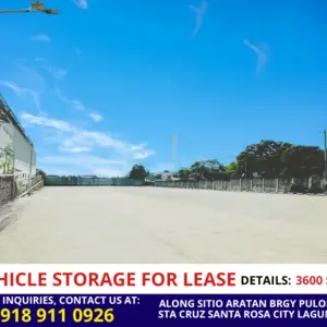 VEHICLE STORAGE FOR LEASE IN SANTA ROSA CITY LAGUNA