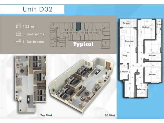 3 bedroom